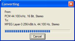 Sound Recorder - Compression Progress