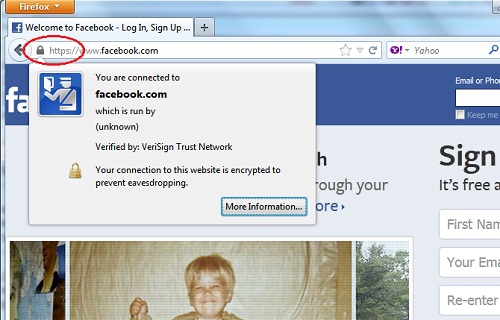 Mozilla Firefox 18 - Lock Icon on HTTPS Address