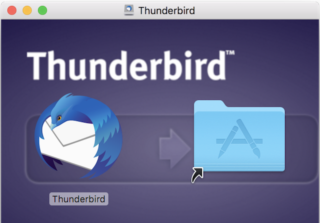 Thunderbird Installation on macOS
