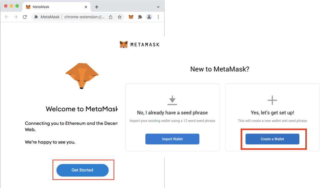 Setup MetaMask Extension for Chrome