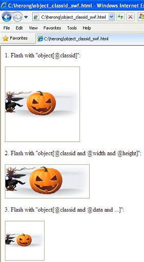 Flash as object[@classid] - FireFox