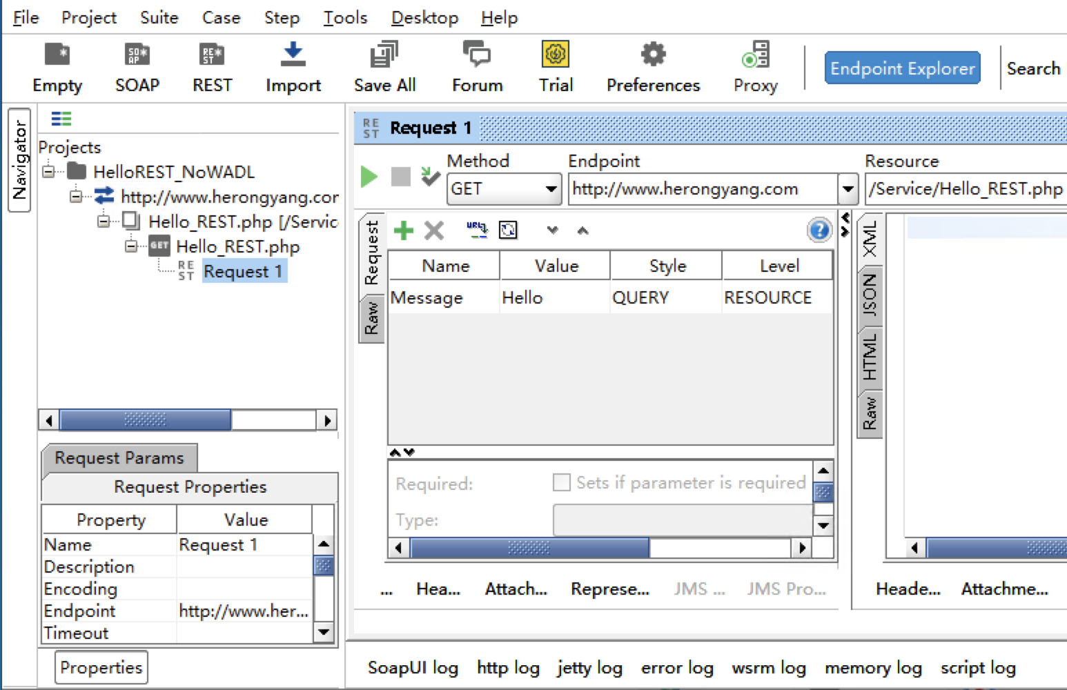 REST Project Created without WADL