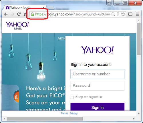 Lock Icon on HTTPS Address - Chrome 40