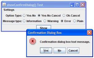 Confirm Dialog Box