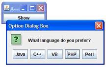 Congirmation Dialog Box Input