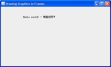 Draw Chinese on Frame