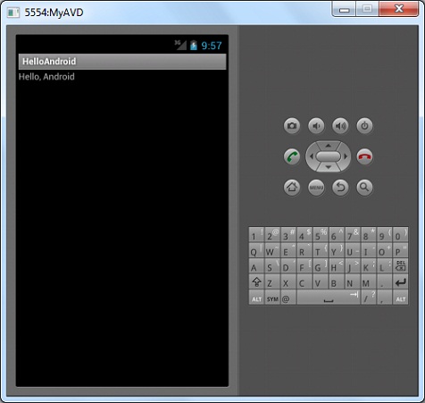 HelloAndroid Application Rebuild