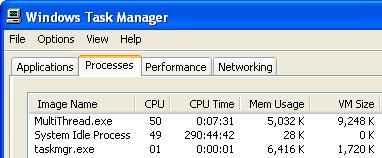 1 CPU with Multi Threads
