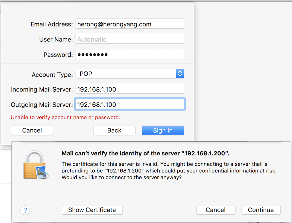 macOS Mail Auto Configuration