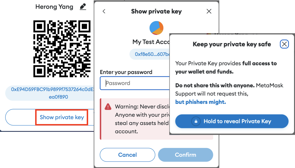 Export Private Key and Retire MetaMask