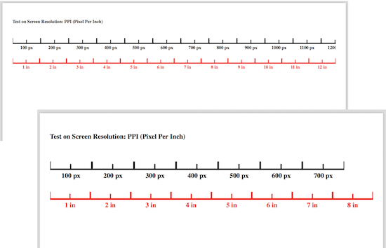 Printed Width of HTML Document