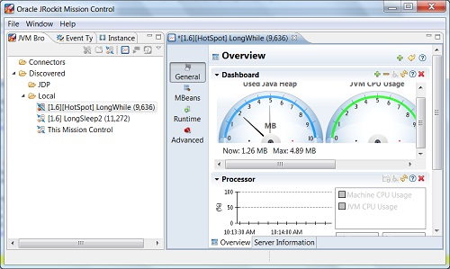 Mission Control 4.1 on HotSpot JVM