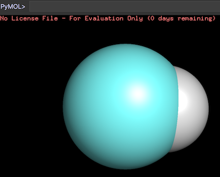 Surface Areas of Atoms in PyMol