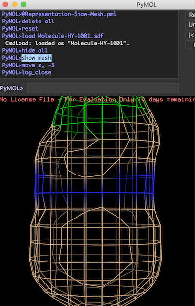 PyMol Molecule Representation - Mesh