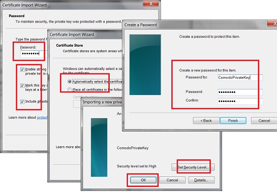 Viewing Comodo Personal Certificate in Firefox