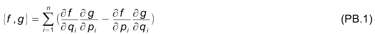Poisson Bracket - Differential Expression on Phase Space