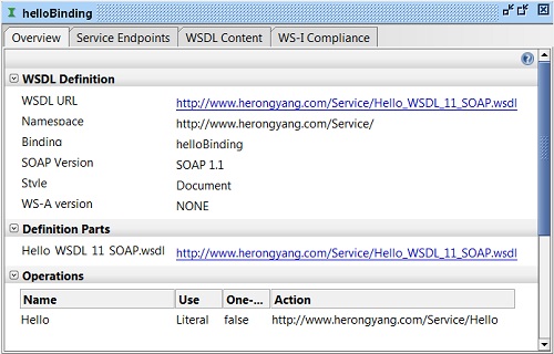 SoapUI Interface Viewer