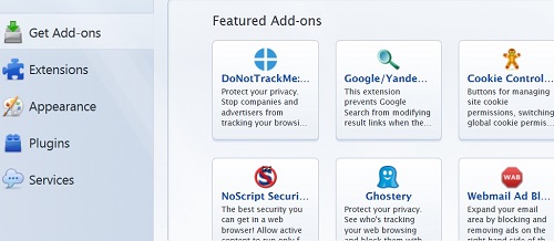 Firefox Featured Add-Ons