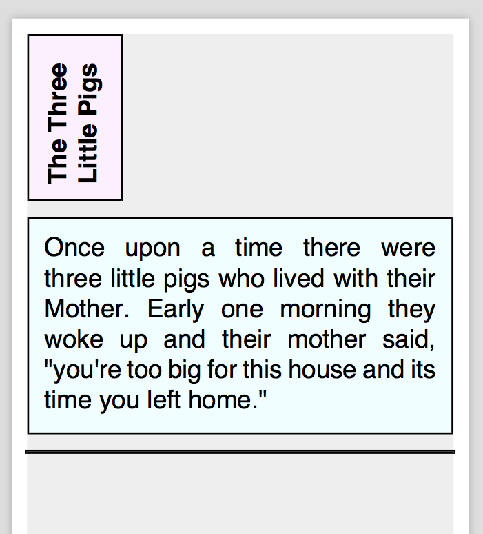 Block Container with Fixed Width